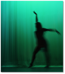Slow shutter speed will result in a moving object being blurred.