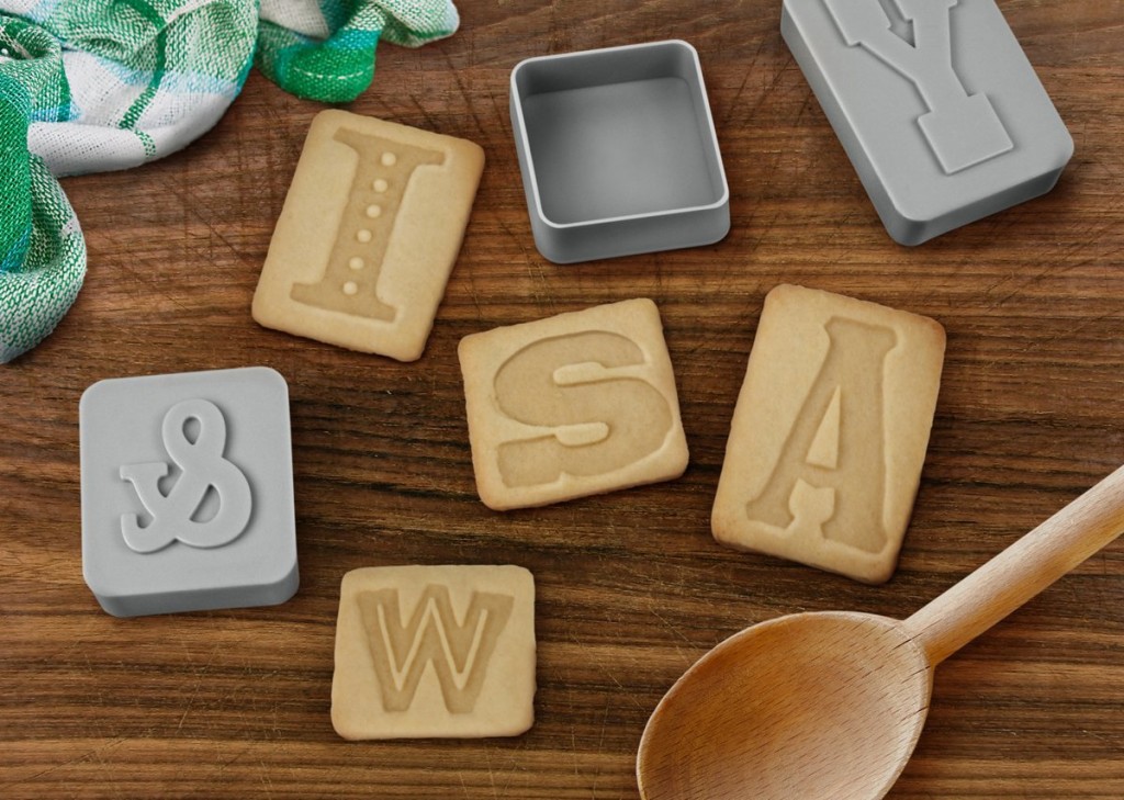 Letterpress Cookie Cutters